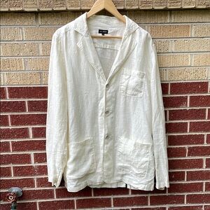 JC Rags Men's Off-White Shirt Jacket
